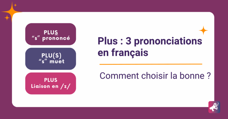 Comment prononcer "plus" en français ?