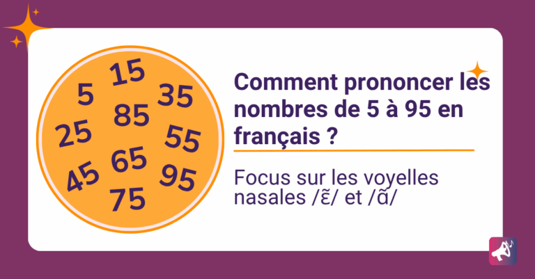 Comment prononcer les nombres contenant 5 - Voyelles nasales