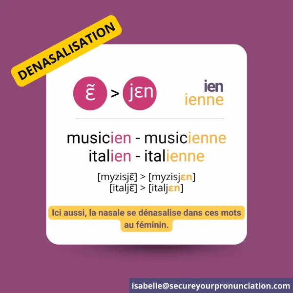 Prononciation en français: le son ienne en français